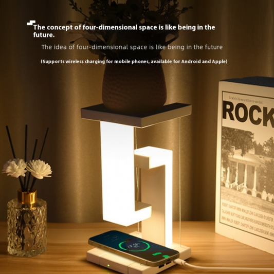 Elegant Wireless Charging Lamp
